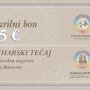 Darilni bon za kuharski tečaj 85€